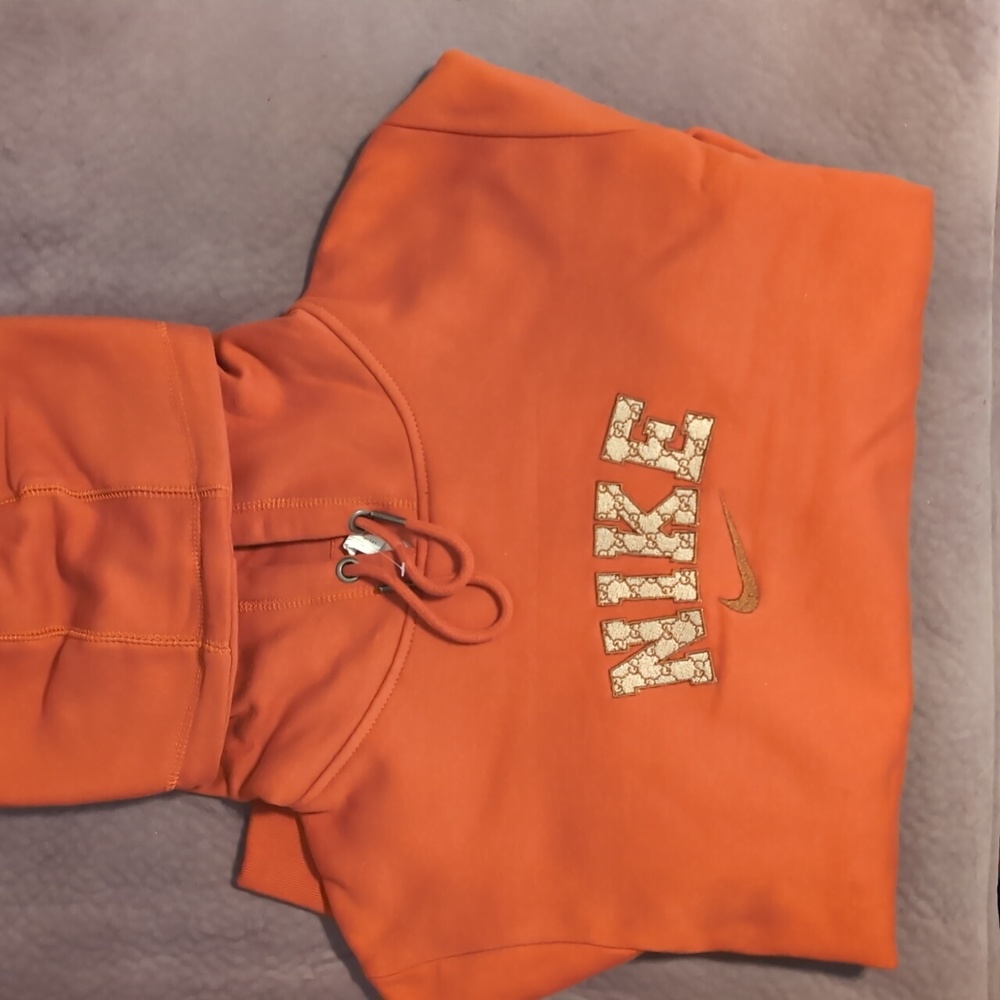 Custom embroidery GG Nike hoodie